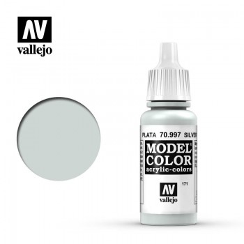 Vallejo Model Color Acrylic Paint Silver 70997